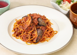 茄子のボロネーゼ