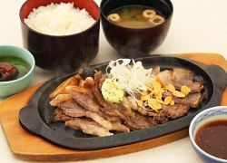 国産牛リブロース ステーキ膳